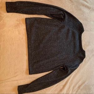 black glittery long sleeve